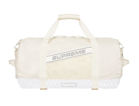 Supreme 3D Logo Duffle Bag White (FW23)