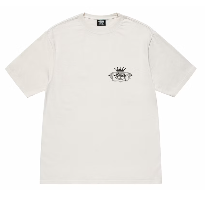 関税込★STUSSY★Built To Last Pigment Dyed T-Shirt★Natural Stussy Built To Last Pigment Dyed Tee Natural Men's - SS24 - US