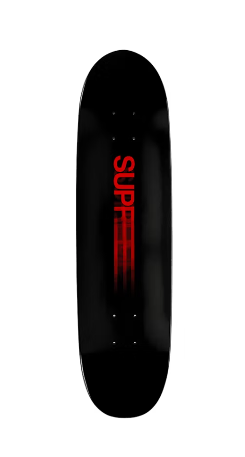 Supreme Motion Logo Cruiser Skateboard Deck Black – THE FIX 
