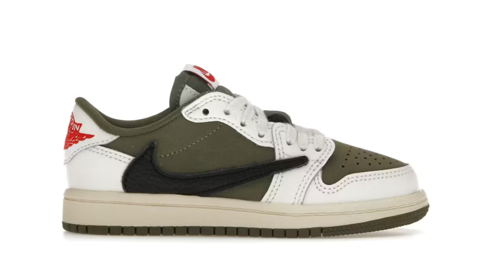 Air Jordan 1 Retro Low OG SP Travis Scott Medium Olive (PS 