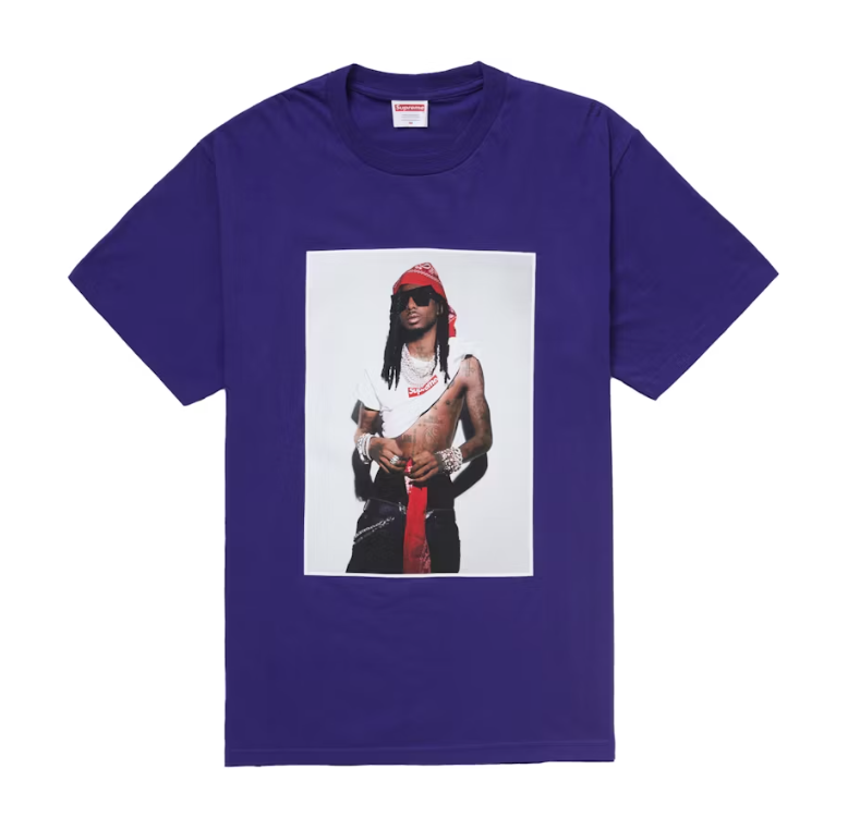 Supreme Playboi Carti Tee Purple – THE FIX