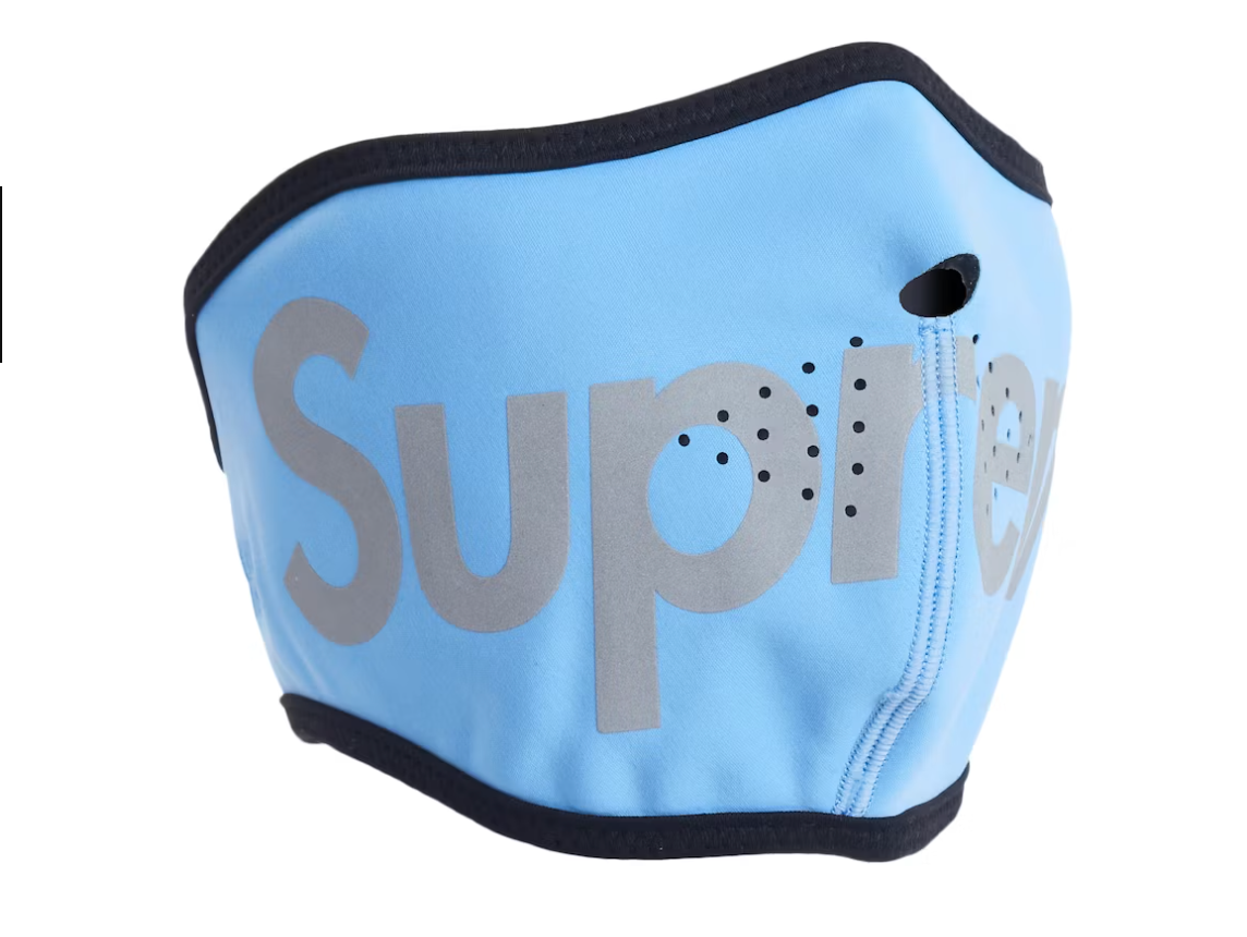 Supreme WINDSTOPPER Facemask Icy Blue – THE FIX