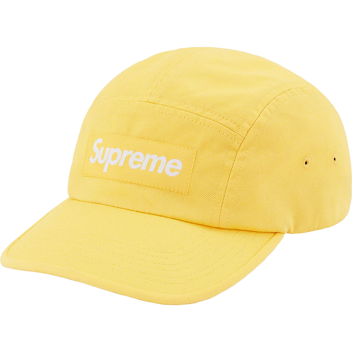 Supreme Washed Chino Twill Camp Cap (FW21) Sulfur – THE FIX