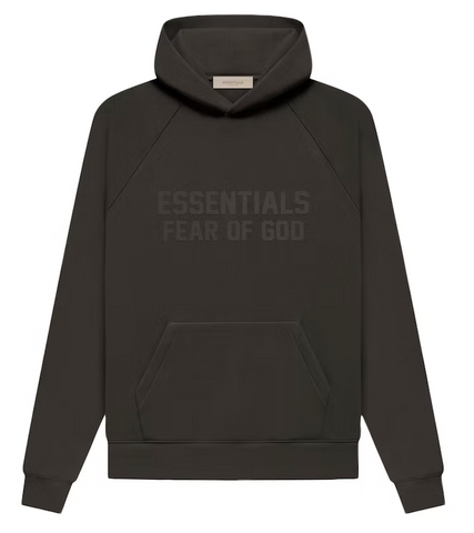 Fear of God Essentials Hoodie Off Black (FW22)
