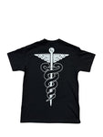 The Fix Kicks "Caduceus" Tee Shirt (Black)