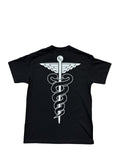 The Fix Kicks "Caduceus" Tee Shirt (Black)