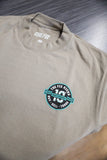 The Fix Kicks "10 Years Circle" Tee Shirt (Oatmeal/Teal)