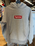 Supreme Box Logo Pullover Hoodie Heather Grey (WORN)