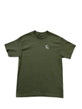 The Fix Kicks "Caduceus" Tee Shirt (Military Green)