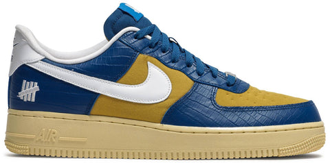 Nike Air Force 1 Low SP Undefeated 5 On It Blue Yellow Croc