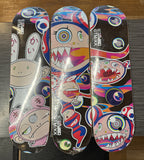 Takashi Murakami x Takashi Murakami Mr Dob Kai Kai Kiki (Set of 3) Skateboard Deck Multi (NEW W/ FLAWS)