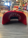 Undefeated Red Snapback Hat (WORN)