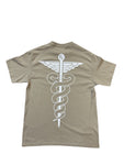 The Fix Kicks "Caduceus" Tee Shirt (Sand)