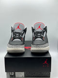 Air Jordan 3 Retro Black Cement (2018) (WORN)