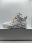 Air Jordan 6 Retro Gold Hoops (Women's) (WORN)