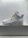 Air Jordan 6 Retro Gold Hoops (Women's) (WORN)