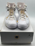 Air Jordan 6 Retro Gold Hoops (Women's) (WORN)