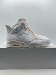 Air Jordan 6 Retro Gold Hoops (Women's) (WORN)