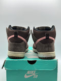 Nike SB Dunk High Chocolate Pink (WORN/REP BOX)