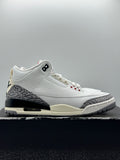 Air Jordan 3 Retro White Cement Reimagined (WORN)