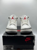 Air Jordan 3 Retro White Cement Reimagined (WORN)