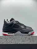 Air Jordan 4 Retro Bred Reimagined (WORN)