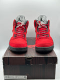 Air Jordan 5 Retro Raging Bull Red (2021) (WORN)