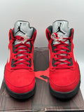 Air Jordan 5 Retro Raging Bull Red (2021) (WORN)