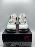 Air Jordan 4 Retro White Cement (2025) (TRIED ON/DMG BOX)