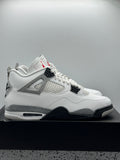 Air Jordan 4 Retro White Cement (2025) (TRIED ON/DMG BOX)