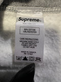 Supreme Cross Box Logo Hooded Sweatshirt Heather Grey (WORN)