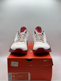 Nike Kobe 5 White Varsity Red Black 2010 (WORN)