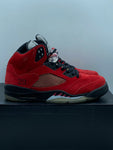 Air Jordan 5 Retro DMP Raging Bull Red Suede 2009 (WORN)
