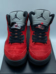 Air Jordan 5 Retro DMP Raging Bull Red Suede 2009 (WORN)