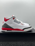 Air Jordan 3 Retro Fire Red (2022) (GS) (WORN)