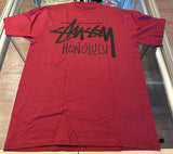 Stussy Honolulu Tee Burgundy