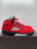 Air Jordan 5 Retro Raging Bull Red (2021) (WORN)