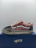 Vans Premium Old Skool Charms Red Black (WORN)