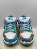 Nike SB Dunk Low Futura Laboratories Bleached Aqua (WORN)