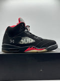 Air Jordan 5 Retro Supreme Black (WORN)