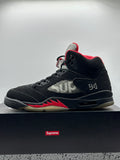 Air Jordan 5 Retro Supreme Black (WORN)