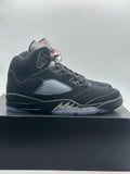 Air Jordan 5 Retro OG Black Metallic Reimagined (TRIED ON/MISN WHITE LACES)