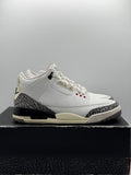 Air Jordan 3 Retro White Cement Reimagined (WORN)