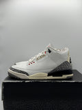 Air Jordan 3 Retro White Cement Reimagined (WORN)