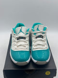 Air Jordan 11 Retro Low Aqua Safari (PS) Preschool [NEW/YELLOWING]