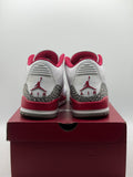 Air Jordan 3 Retro Cardinal Red (WORN)