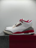 Air Jordan 3 Retro Cardinal Red (WORN)