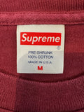 Supreme Dinosaur Tee Burgundy (WORN)