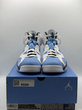 Air Jordan 6 Retro UNC White (WORN)