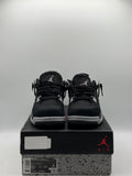 Air Jordan 4 Retro Black Canvas (GS) (WORN) (DAMAGED BOX)